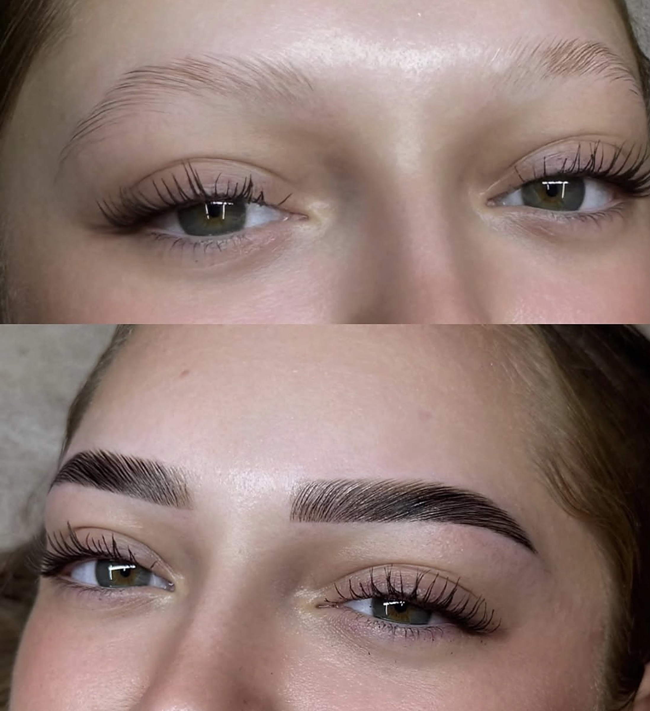 Wenkbrauwstyling resultaat